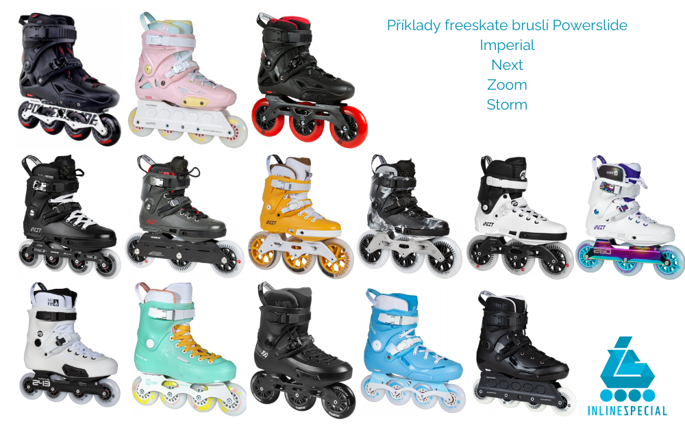 Freeskate brusle Powerslide Imperial, Next, Storm, Zoom